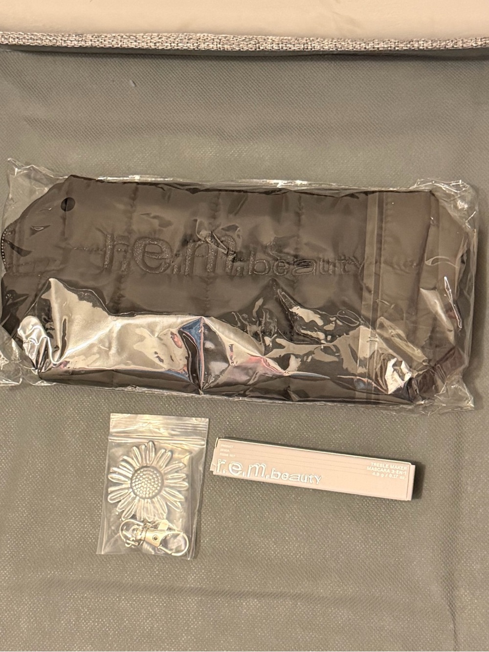 f.e.m. Beauty Black Travel Cosmetic Pouch